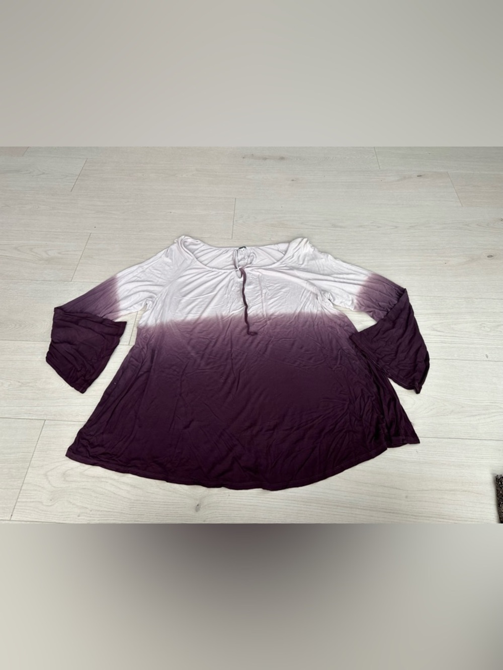 NWOT Sonoma ombre long sleeve blouse